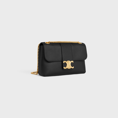 MEDIUM CELINE VICTOIRE BAG IN SUPPLE CALFSKIN BLACK - Image 2